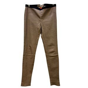 Helmut Lang Lamb Leather Pants Cocoa Size 10